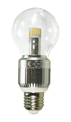 LED-Birne klar E27 6 Watt