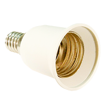 Adapter-E14-E27, copyright PolyTrade GesmbH, alle Rechte vorbehalten
